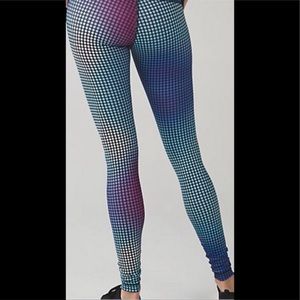High times multicolor lululemon leggings